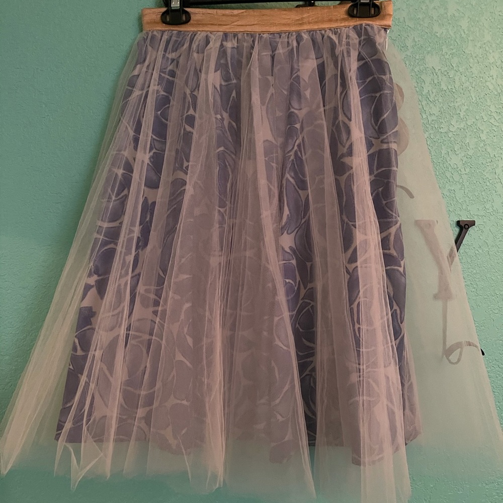 Anthropologie Tule Skirt